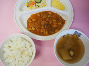 １５日給食